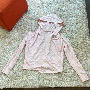 Pink Calia wrap hoodie